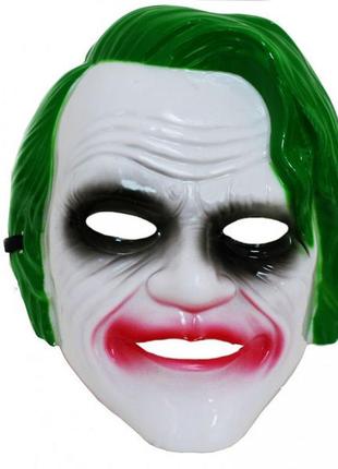 Карнавальна маска джокер зелена
