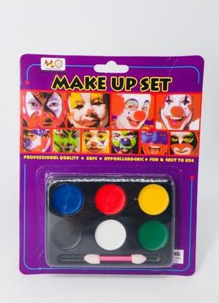 Фарба для обличчя horror make up palette 6 кольорів