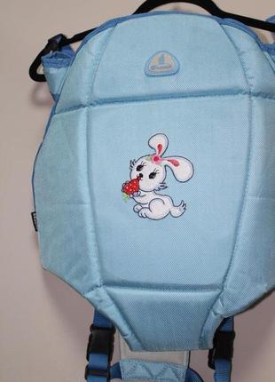Рюкзак - кенгуру переноска для малюка, слінг блакитний б\у3 фото
