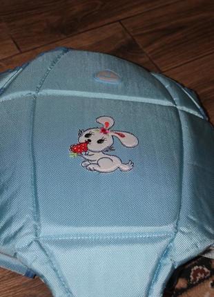 Рюкзак - кенгуру переноска для малюка, слінг блакитний б\у4 фото