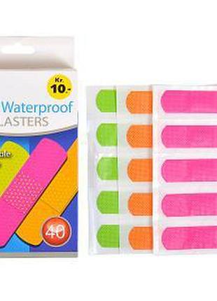 Пластир neon waterproof 7,2×1,9 мм упаковка 40 шт