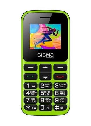 Телефон sigma comfort 50 hit 2020 green (код товару:13724)