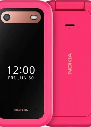 Телефон nokia 2660 flip 4g dual sim pop pink (код товару: 33841)