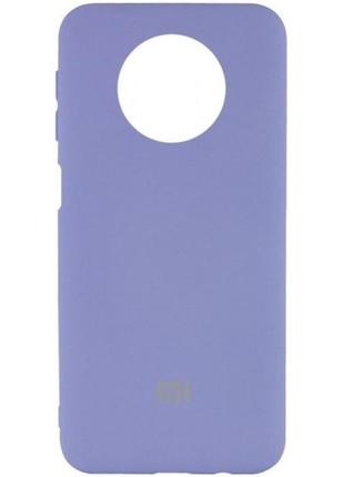 Silicone case xiaomi redmi note 9t lilac (код товара:16664)