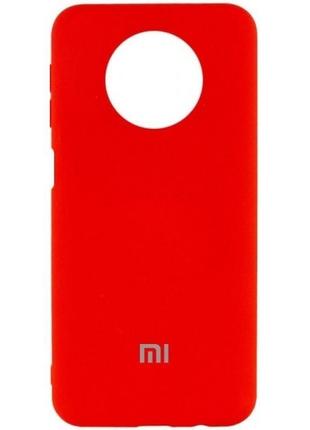 Silicone case xiaomi redmi note 9t red (код товара:16666)