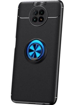 Чохол deen color ring для xiaomi redmi note 9t black/blue (код...