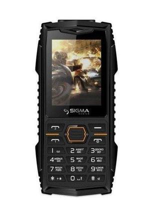 Телефон sigma mobile x-treme az68 ds black/orange (код товара:...