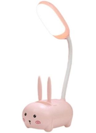 Настільна лампа pet led ym2191a 400 mah pink (код товару:25997)