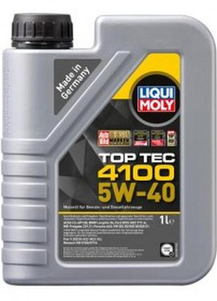 Моторное масло sae 5w-40 top tec 4100   1l