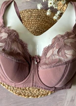 Повномірний бюстгальтер великого розміру мокко