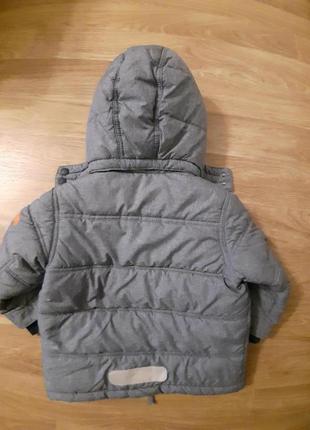 Куртка зимова на хлопчика 2-3роки h&m2 фото