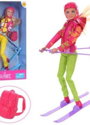 Кукла дефа defa lucy лыжница 8373 шарнирная