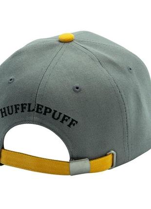 Кепка harry potter cap hufflepuff snapback (жовто-сірий, abyst...3 фото