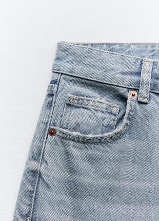 Джинси zara/trf high-rise wide-leg jeans/6045/0226 фото