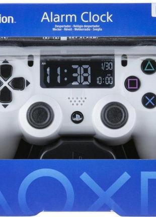 Будильник playstation dualshock alarm clock (paladone, білий)