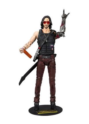 Фігурка cyberpunk 2077 johnny figure (mcfarlane, висота 18см)