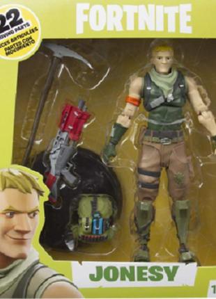 Фігурка fortnite jonesy action figure (mcfarlane, висота 18 см)