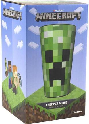 Стакан minecraft creeper glass (paladone)