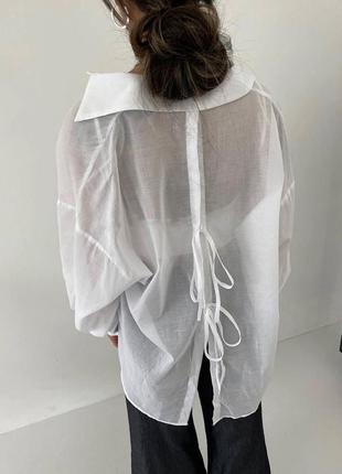 Женский комплект стильная рубашка+топ длинный рукав нежный легкий весна лето6 фото
