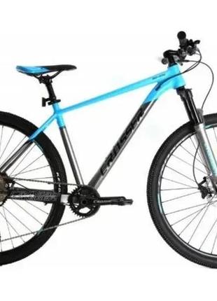 Велосипед crosser 29″ мт-036 рама 17 (2*9), голубой blue