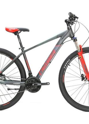 Велосипед crosser 075-c 29" рама 17 (21sshimano+hydra) красный red