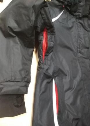 Куртка, женская, лыжная, водонепроницаемая, теплая, черная, размер 465 фото
