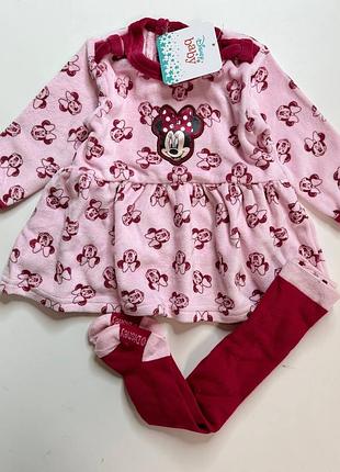 Платье и колготки минные маус disney
