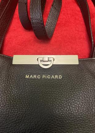 Отличная кожаная сумка marc picard2 фото