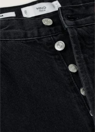 Черные джинсы wide leg размер 382 фото