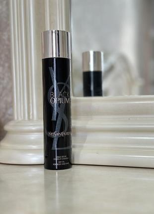 Парфумована олія yves saint laurent black opium dry oil hair & body1 фото