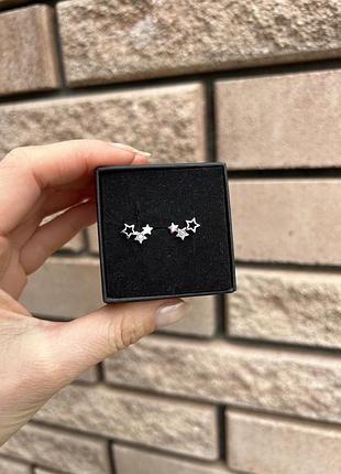 Срібні сережки зіроньки 925