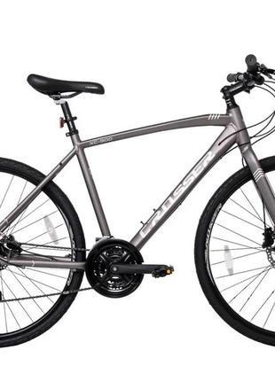 Велосипед crosser 28″ 700с xc-300 hybrid рама 21, сіро-білий gray-white