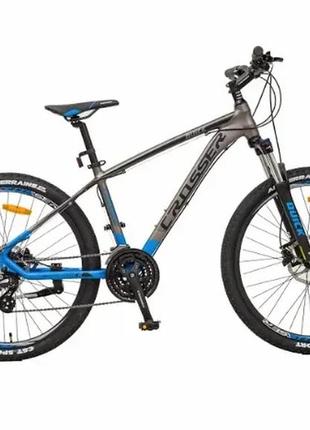 Велосипед crosser quick 29" рама 19 altus+suntour+logan синій blue