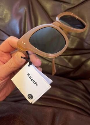 Стильные качественные очки в бежевой оправе от скандинавского бренда kappahl2 фото
