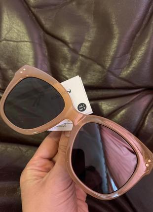 Стильные качественные очки в бежевой оправе от скандинавского бренда kappahl4 фото