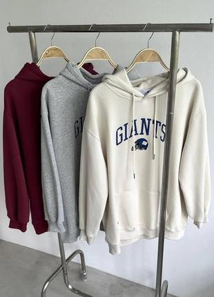 Молодежный свитшот женский  giants, oversized1 фото