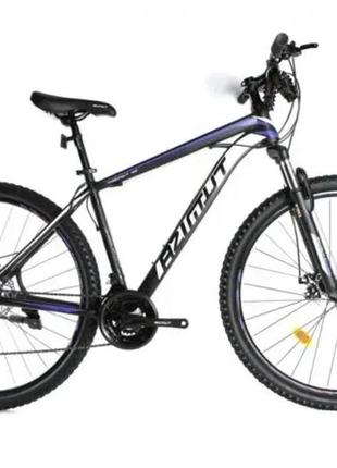 Велосипед azimut 29″ 40d gfrd рама 19, черно-синий black-blue
