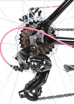 Велосипед crosser girl xc-100 26" рама 13 чорно-бірюзовий black-turquoise4 фото
