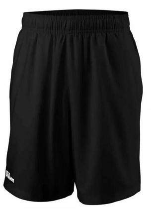 Детские шорты wilson team ii 7 short boy черный 116-128 (wra796502 116-128)