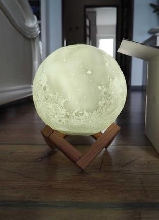 Ночник светящаяся луна moon lamp 13 см