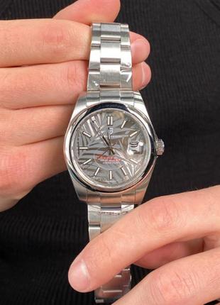 Механические часы pagani design pd-1715 silver-white, мужские, с автоподзаводом, с датой, device clock