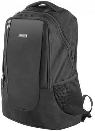 Рюкзак с отделом для ноутбука 15,6 дюймов natec zebu черный2 фото