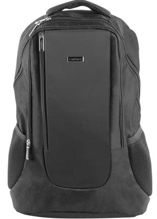 Рюкзак с отделом для ноутбука 15,6 дюймов natec zebu черный3 фото