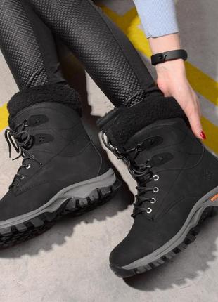 Ботинки сапоги женские зимние утеплённые на меху restime чёрные р. 37