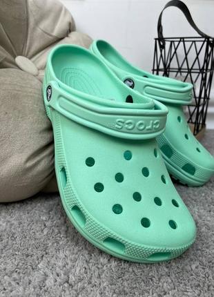 Кроксы сабо crocs classic mint все размеры в наличии2 фото