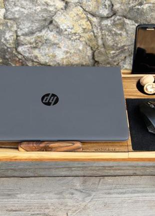 Дерев'яний столик для ноутбука laptop idesk 540*300*220 мм (ew-19)