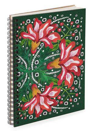 Блокнот для записів та ескізів sketchbook казкові квіти