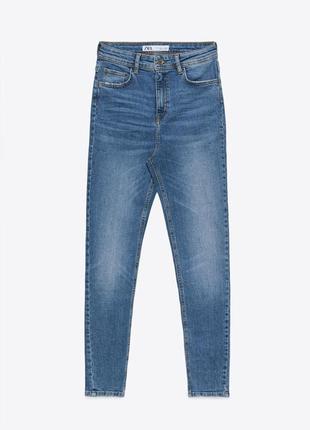Джинсы zara skinny с высокой посадкой бойфренд