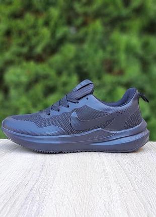 Чоловічі кросівки | nike joepeqasvsss | чорні | комбіновані матеріали | маломірні, :40