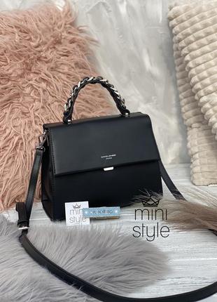 Сумка на довгій ручці cross-body сумочка трендова і стильна кроссбоди david jones2 фото